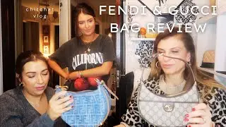 GUCCI OPHIDIA, FENDI FENDIGRAPHY BAGS & LOUIS VUITTON VS GUCCI KEY POUCH COMPARISON DAILY VLOG 2024