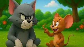 Tum and Jerry’s Big Adventure 🐱🐭 | Fun Kids Poem 🌈 | 3D Cartoon Story