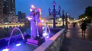 WALK TOUR TO PASIG RIVER ESPLANADE FROM MC ARTHUR BRIDGE IN MANILA : Insta360 Ace Pro