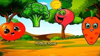 Vegetable Finger Family Song सब्ज़ियों का गाना | Balgeet & Hindi Nursery Rhymes || Kidus Love