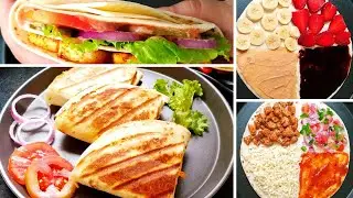 4 Trending Wrap Hack Ideas - Pizza, Paneer, Chicken , Strawberry Banana