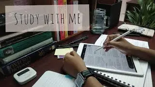 Study With Me 1 hour I Real time I With study music I Pomodoro session