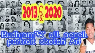 All my Pencil portrait commission work 2013-2020 by Budhram Badaik