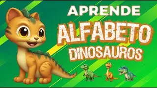 ALFABETO DINOSAUROS - 🦕 Aprende de A a Z os seus nomes! ✨ #alfabetoinfantil