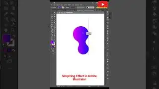 Morphing Effect in Adobe Illustrator #illustrator #tutorial #shorts