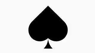 Basic Python Turtle Code: Ace of Spades