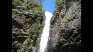 70m and 23m waterfalls on the Manning River at Barrington Tops