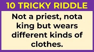 CAN YOU SOLVE THESE 10 TRICKY RIDDLES? | ONLY A GENIUS CAN PASS THIS TEST