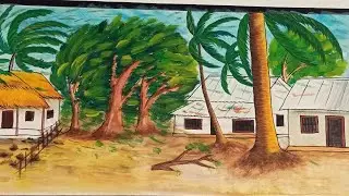 ঝরের ছবি আঁকছি