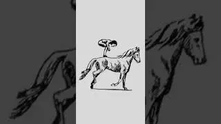 Descriptive Zoopraxography (1893) :Athlete, Horse back Somersault #shorts #drawing #animation #1800s