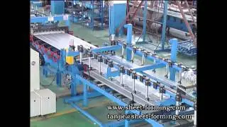 Door Panel Automatic Production Line, Steel Door Panel Roll forming Machine