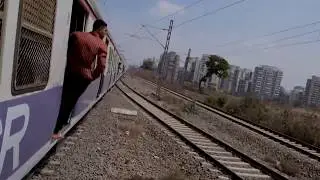 Mumbai Local Train Kharkopar Station Cinematic Videos Mumbai Max.