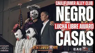 Lucha Libre Legend Negro Casas & Psycho Clown Acceptance Speech | 2024 Cauliflower Alley Club