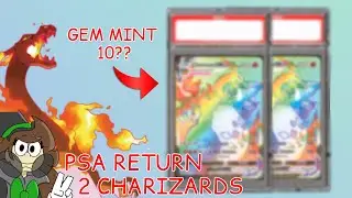 PSA 10 CHARIZARDS?? Pokemon Champions Path Charizard Vmax PSA Return
