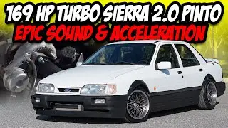 Epic Ford Sierra 2.0 Turbo Builds / 100-200 Km/h Autobahn Acceleration / Exhaust & Engine Sound