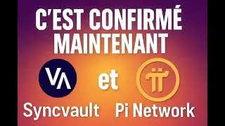 Grande annonce : Syncvault et Pi Network