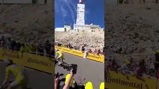 Ventoux 🔥 Pogacar 16:43, Vingegaard 16:45.  #tadejpogacar #montventoux
