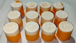 Orange & white baking soda asmr 🤍🧡 #asmrvideo #asmrrelaxing #asmrbakingsoda @relaxingcrushasmr 