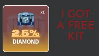 I GOT A FREE KIT FROM THE DIAMOND LUCKY CRATE! | Roblox BedWars
