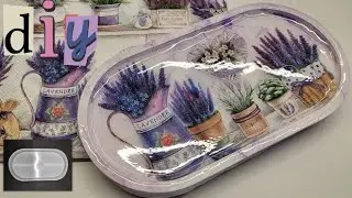 DIY ! Trinket /Jewelry tray - How to make it easily !