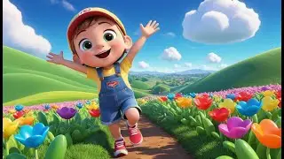 The Jellybean Jumping Around | Popular Nursery Rhyme | Educational Kids Songs