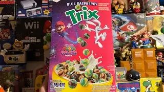 Super Mario Galaxy Movie Trix Cereal (Unboxing & Review) 