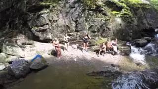 The Waterfall Chronicles: Swimming and Droning at Terril Gorge, Vermont