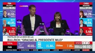 📢PATRICIA BULLRICH Y DIEGO SANTILLI FESTEJARON EL TRINFO DEL OFICIALISMO