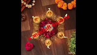 Gold Diya Urli Bowl for Floating Flowers and Tea Lights Handmade Decor Wandcraft Exports