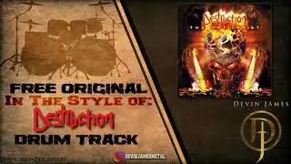 Destruction Styled Free Original Drum Track - 193 BPM (FREE WAV & DRUM MIDI DOWNLOAD)