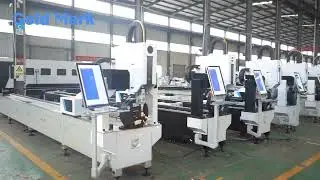 6m  120mm Tube  laser cutting machine  test video