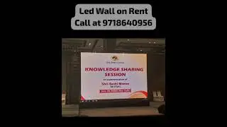 Hire High-Resolution LED Wall in Delhi/NCR #ledwallonrent #shortsfeed #shorts #ytshorts #eventoserv