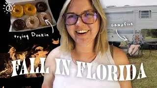 a spooky, fall-themed RV life vlog... but in Florida.
