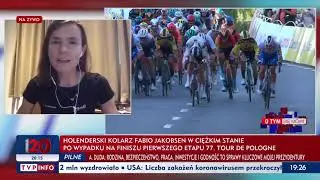 Maja Włoszczowska i Zenon Jaskuła komentują Tour De Pologne