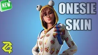 Fortnite Solo NEW Onesie Skin Gameplay (Durr Burger Outfit)
