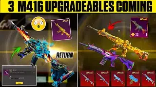 3 M416 Upgradeables Coming | Fool M4 😈 Lava M4 🔥 & Roaring M4 💫  | BGMI | PUBG MOBILE 