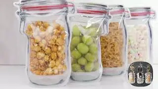 ZipJar - Reusable Mason Jar Ziplock Bag