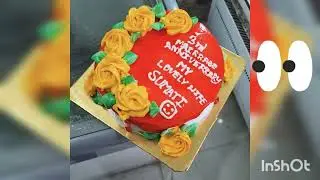 #shorts for cake lovers. #easycakedesign. #cake for couples. 🥰😍🥰