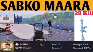 New World Record First Time 29 Kill | REX ANUJ iPhone 7sPlus,8s,8sPlus,X,XsMax,Xr,11,11Max,12,12Max,