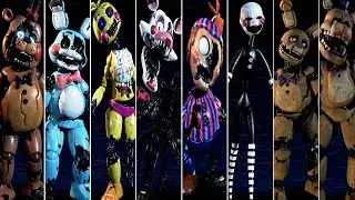 Fazbear Entertainment: Storage ALL ANIMATRONICS / EXTRAS