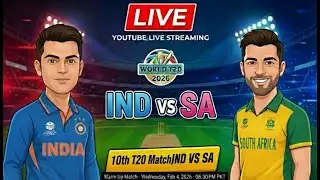 🔴 INDIA vs SOUTH AFRICA Live | IND vs SA warm-up Live Match Today #t20worldcup2026  #cricketlife