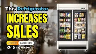 TURN YOUR FRIDGE INTO A SALES MACHINE | 49&rdquo; COMMERCIAL REFRIGERATOR | CALL 1-844-717-5044 TODAY!