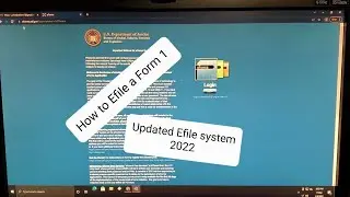 How to Efile a Form 1 - step by step tutorial - 2022 Efile