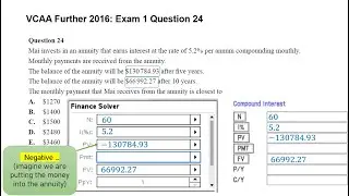 VCE General Maths - The HARDEST Questions (VCAA 2016 Finance)