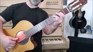 ACUARELA (Balada) / Tutorial de Guitarra Acompañamiento / By Oscar Gratti