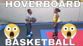 Hoverboard Basketball Challenge J Funk vs Aniyah Game 1