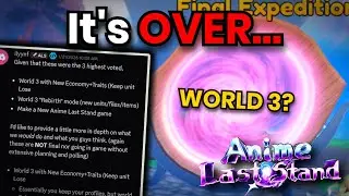 Anime Last Stand Is NOT Being Saved.. (Roblox)