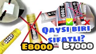 QAYSI KLEY SIFATLI? #test #обзор #masterclass #E8000 #B7000 #glue #diy asosiy darslar