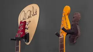 soportes de guitarra personalizados para pared hechos a mano