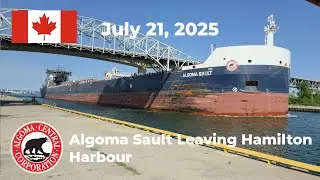 Algoma Sault Leaving Hamilton Harbour &bull; July 21, 2025